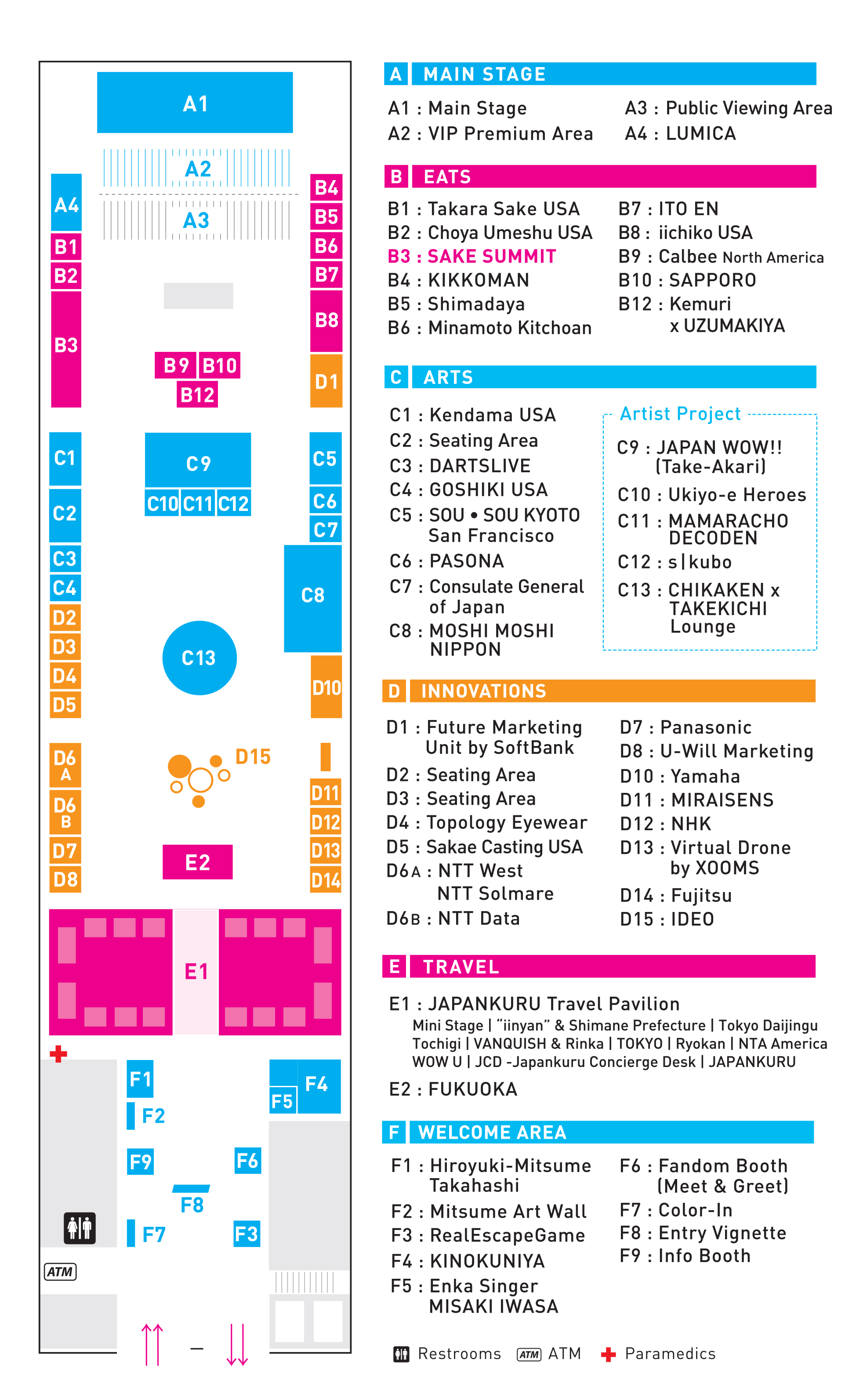 exhibitor map
